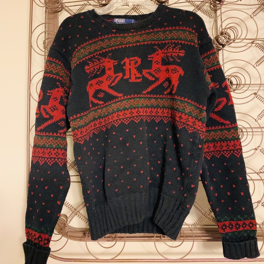 Reindeer knitted sweater